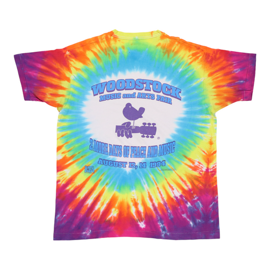 1994 Woodstock Festival Tie Dye Shirt