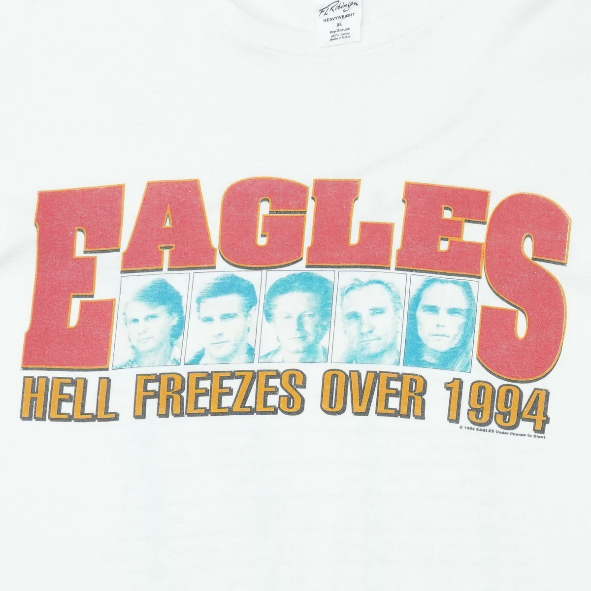 1994 Eagles Hell Freezes Over Tour Shirt