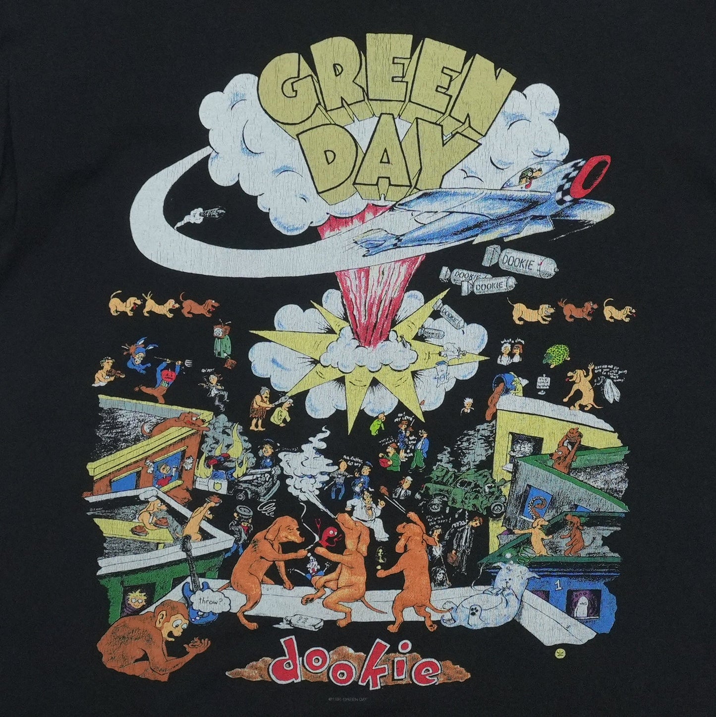 1994 Green Day Dookie Shirt Detail 2