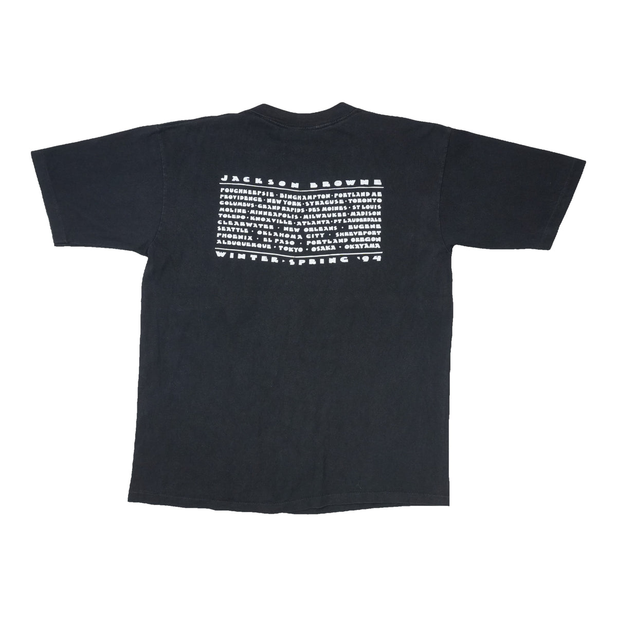 1994 Jackson Browne Winter Spring Tour Shirt