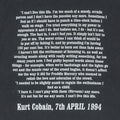 1994 Kurt Cobain Memorial Shirt