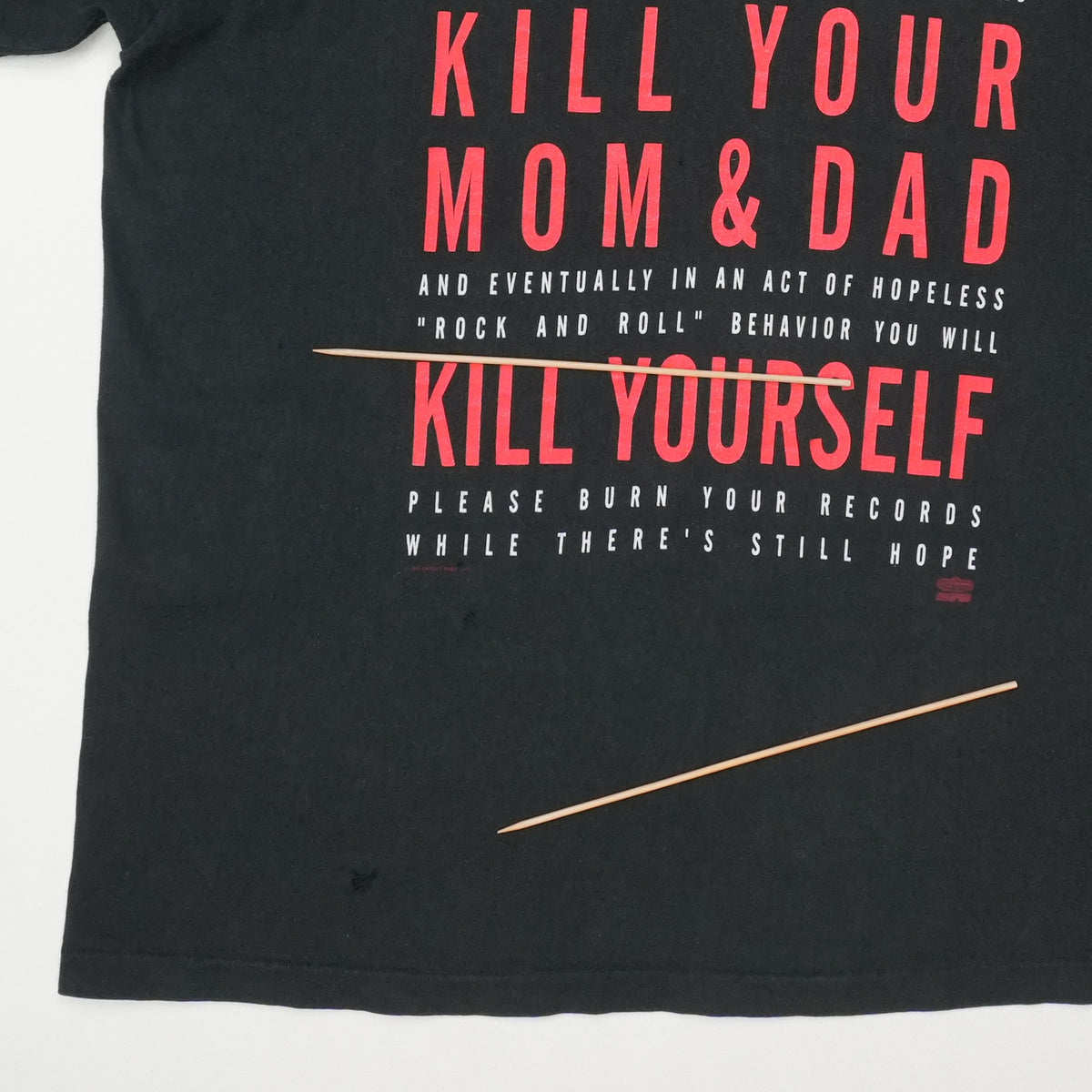 1994 Marilyn Manson Kill God Warning Shirt