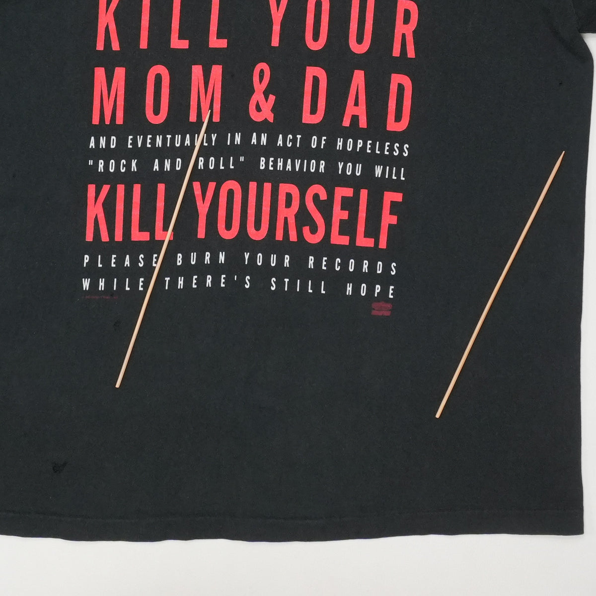 1994 Marilyn Manson Kill God Warning Shirt