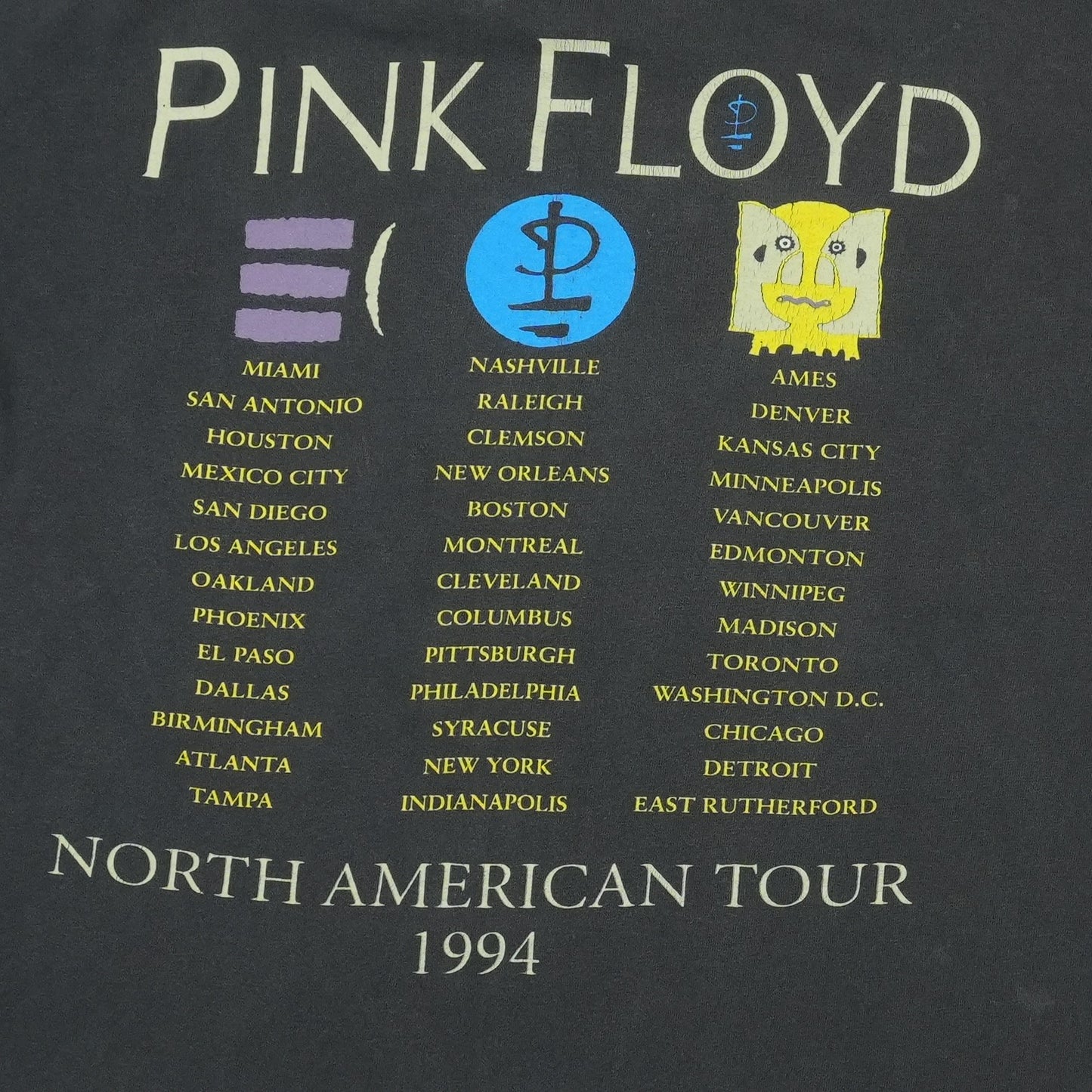 1994 Pink Floyd Division Bell Tour Shirt