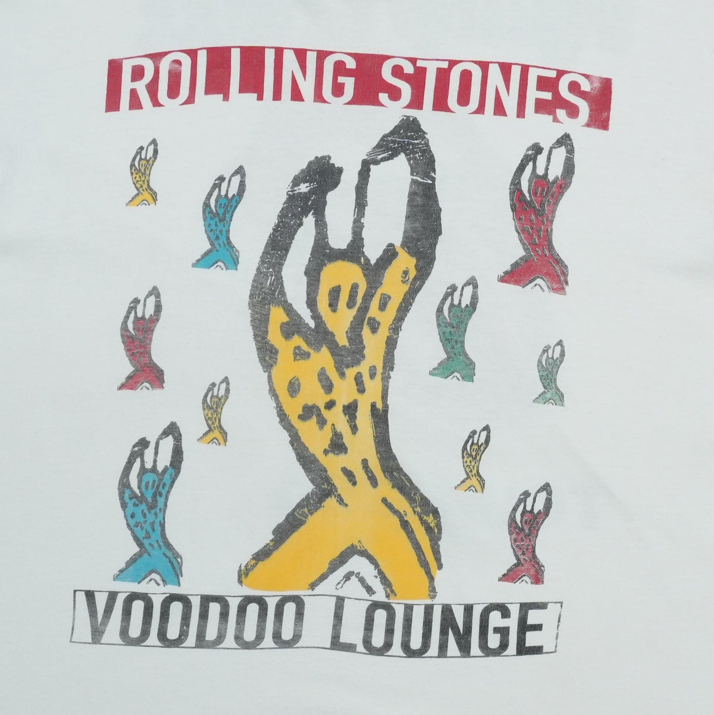 1994 Rolling Stones Voodoo Lounge Tour Shirt Detail 2