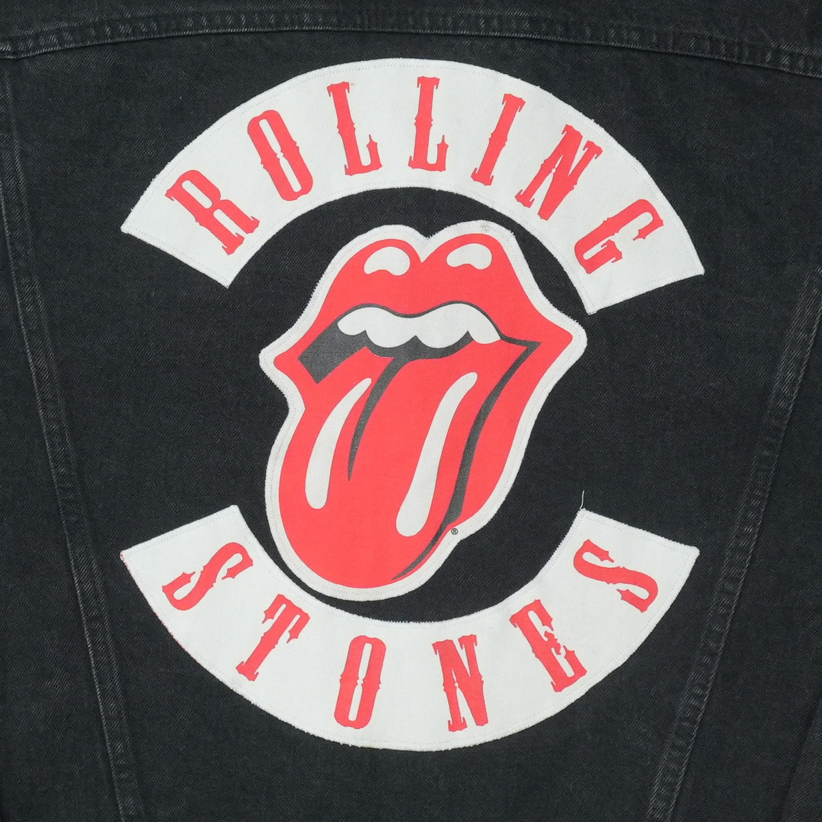1994 The Rolling Stones Tongue Logo Denim Jacket