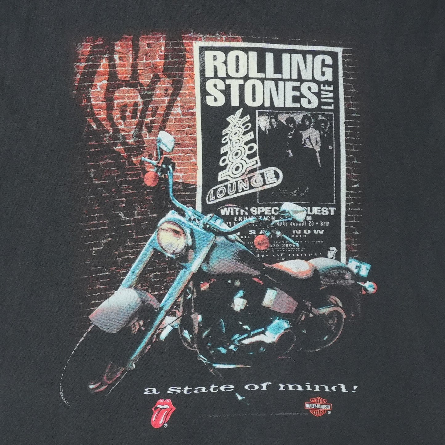 1994 The Rolling Stones Voodoo Lounge Harley Davidson Shirt