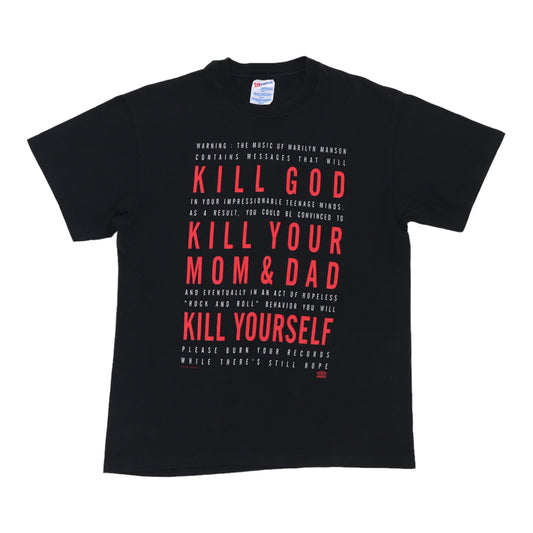 1994 Marilyn Manson Kill God Shirt