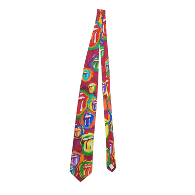 1994 Rolling Stones Painted Tongues Tie