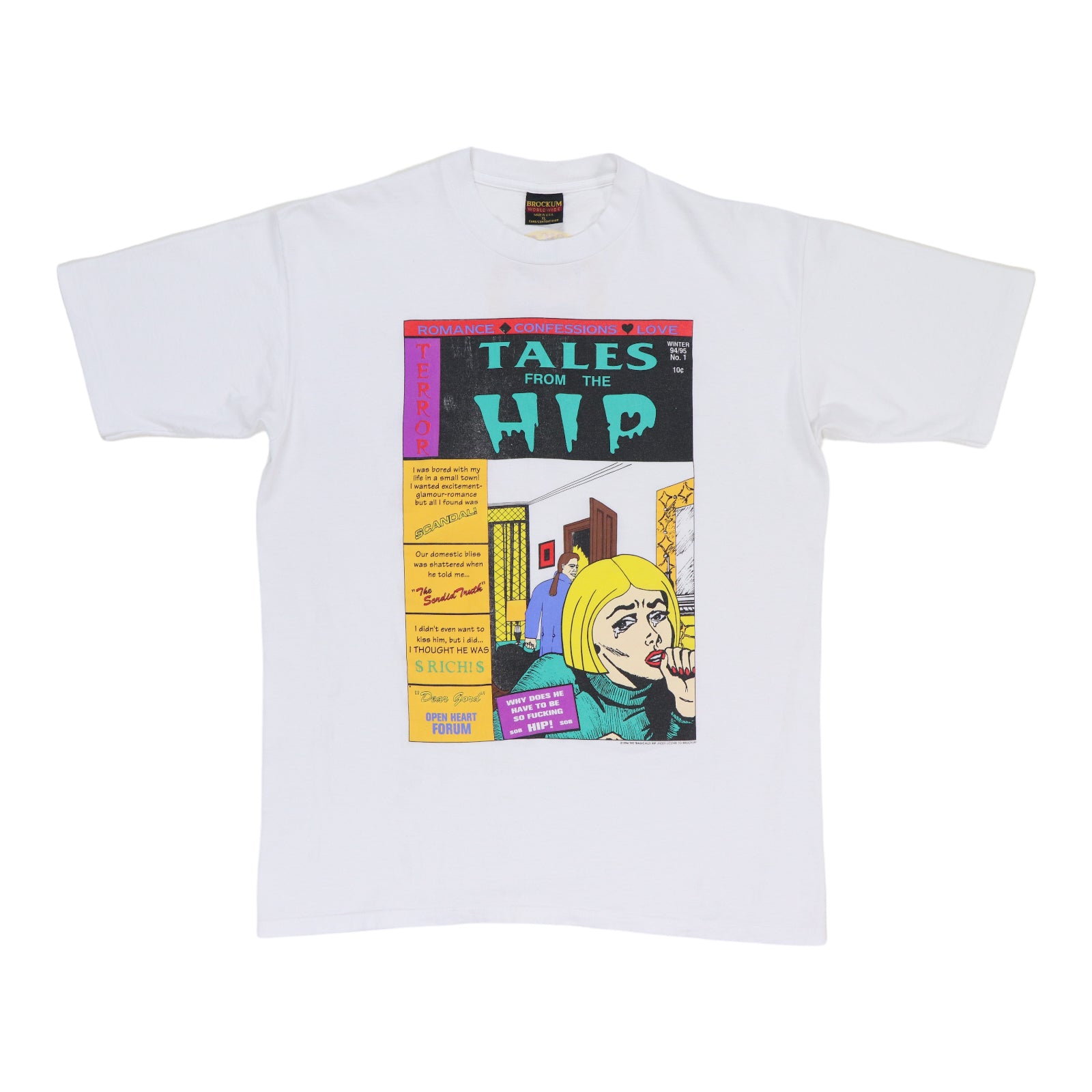 1994 Tragically Hip Tales From The Hip Shirt | Authentic Vintage