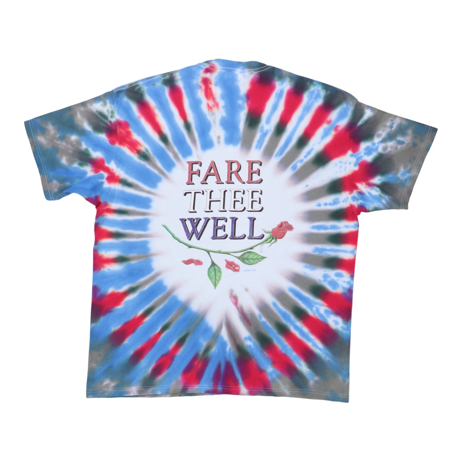 1995 Grateful Dead Fare Thee Well Tie Dye Shirt | Authentic