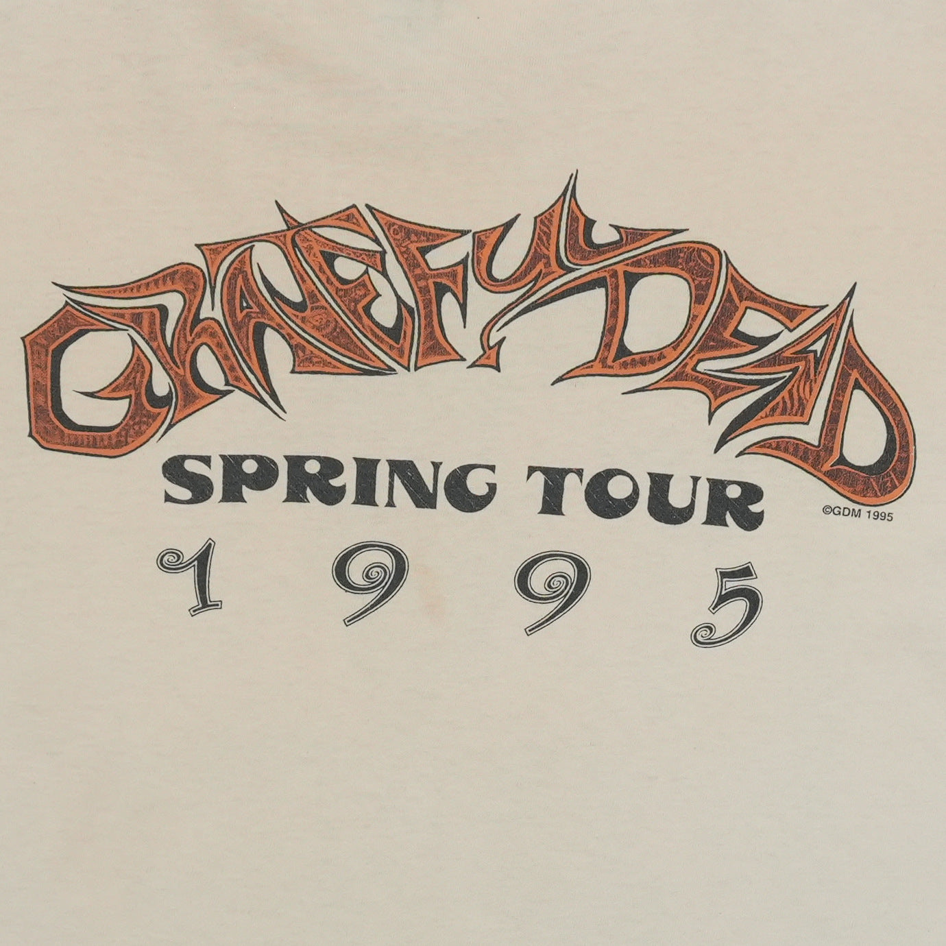 1995 Grateful Dead Spring Tour Shirt Detail 9