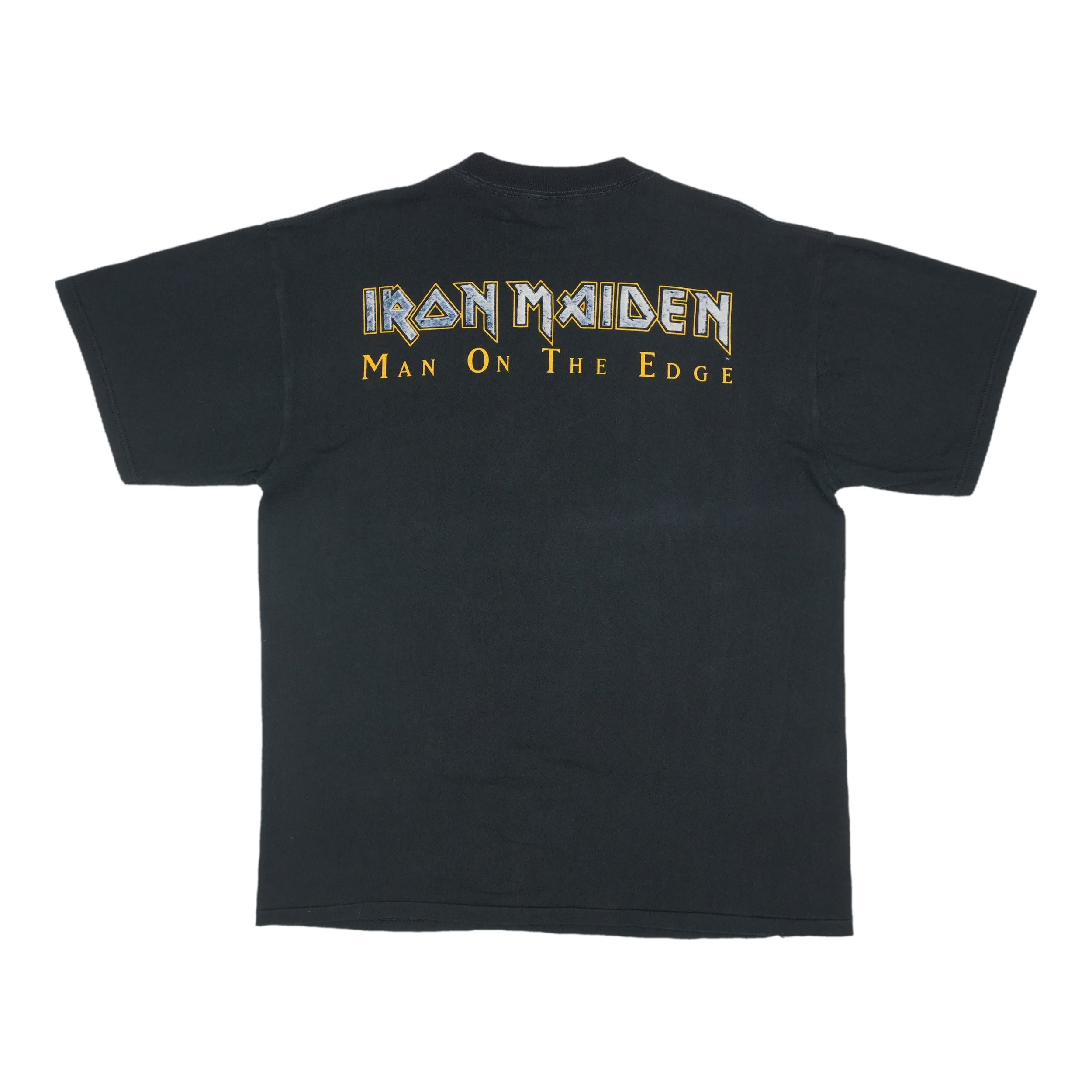 1995 Iron Maiden Man On The Edge Vintage Shirt – WyCo Vintage