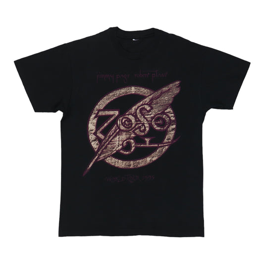 1995 Jimmy Page Robert Plant Zoso Tour shirt