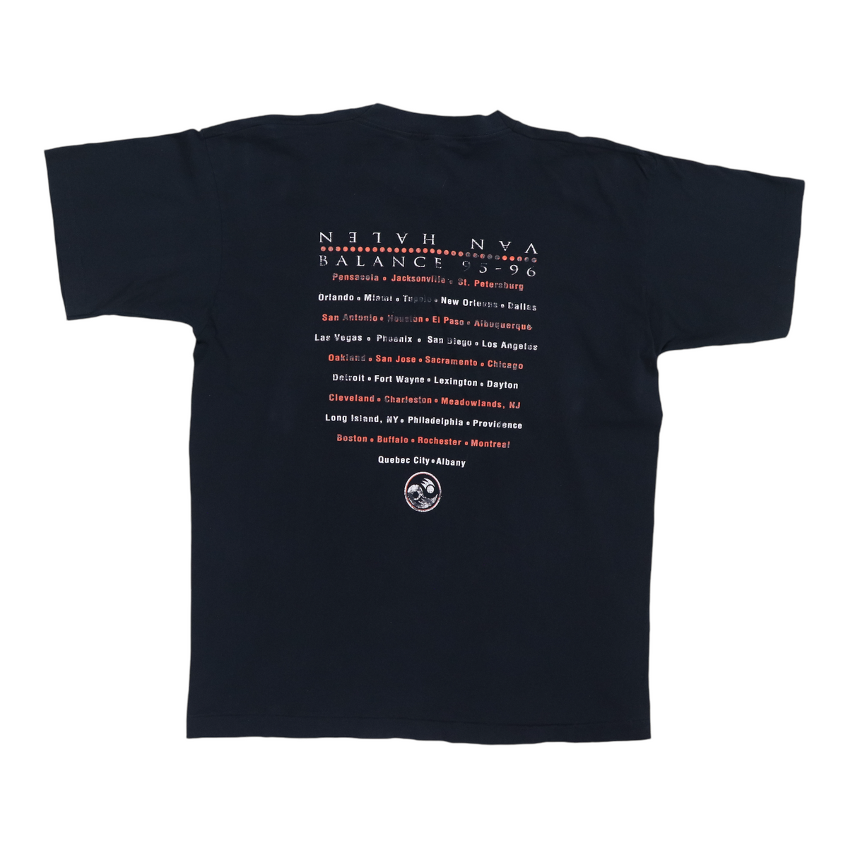 1995 Van Halen Balance Tour Shirt | Authentic Vintage Tee – WyCo