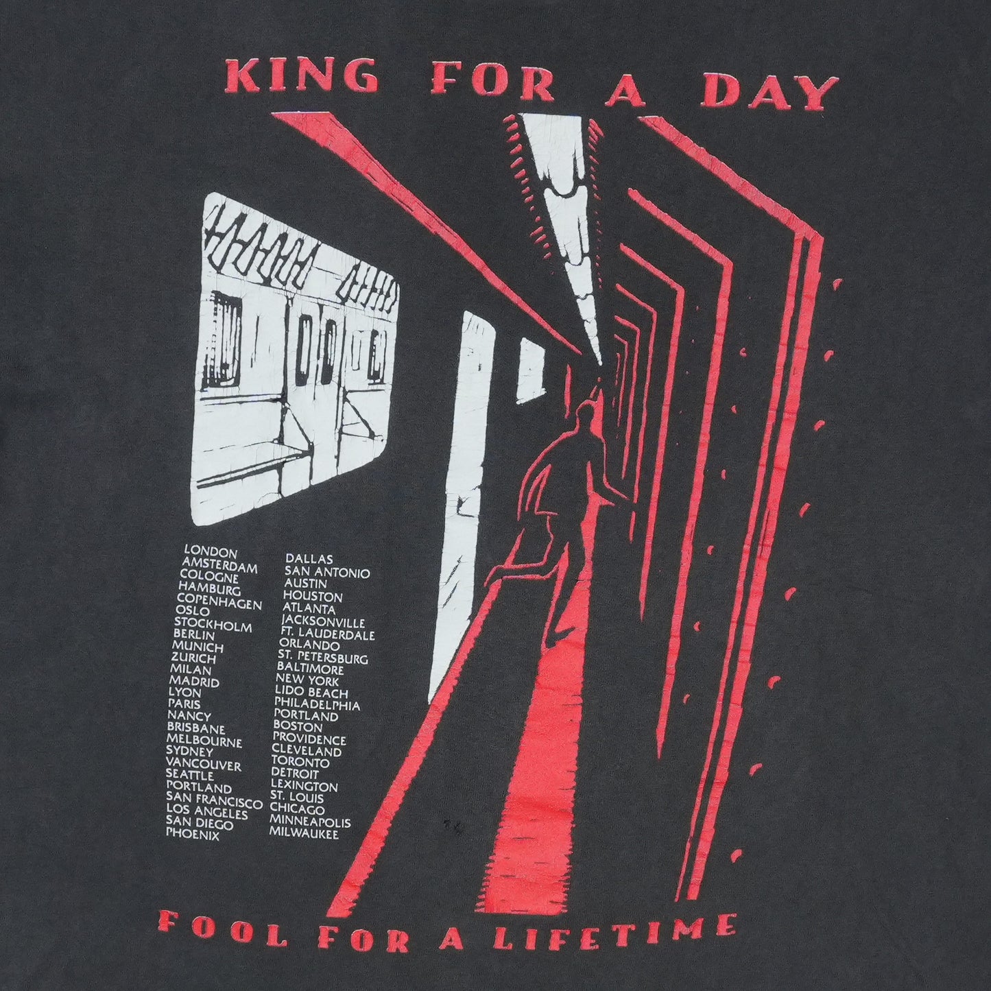 1995 Faith No More King For A Day Tour Shirt