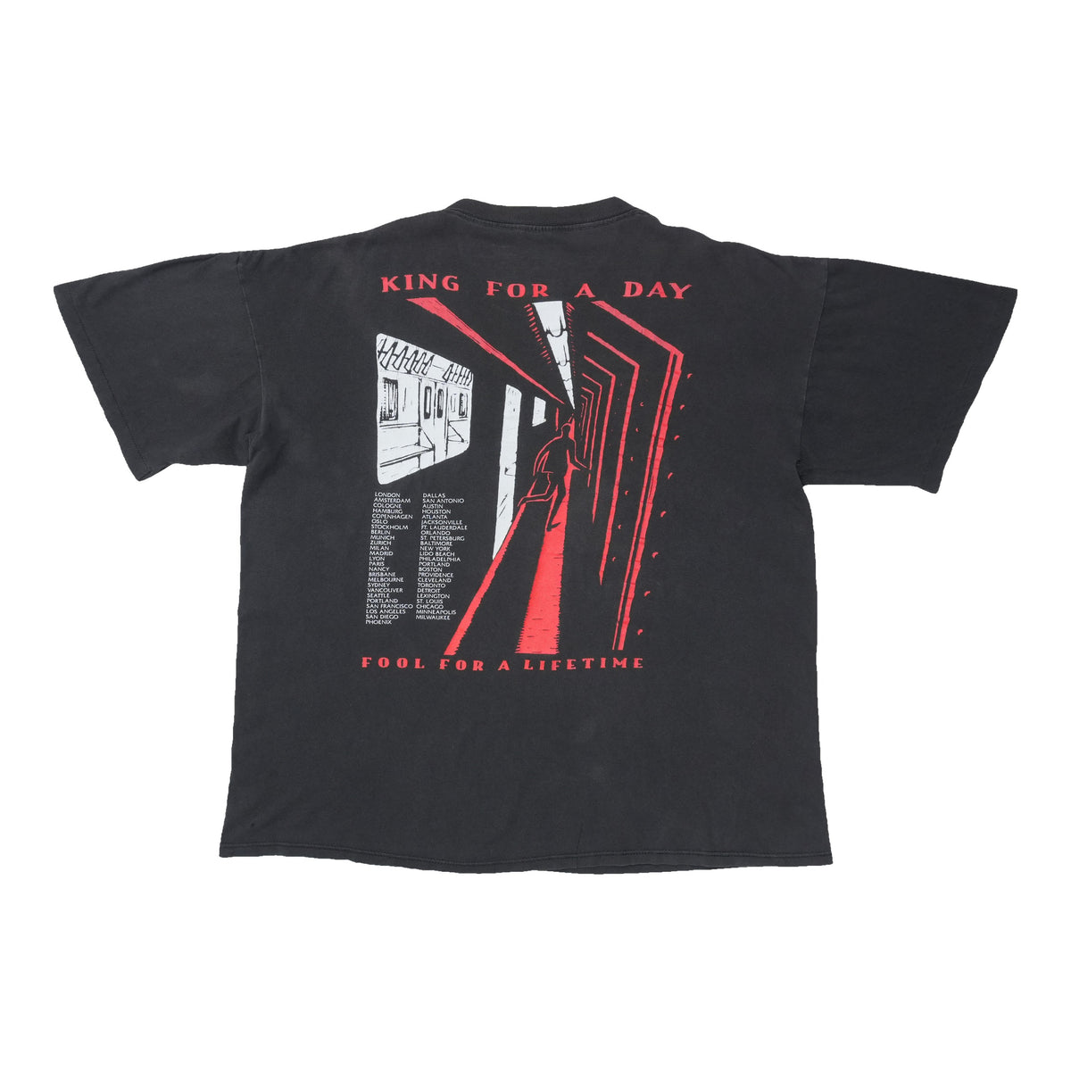 1995 Faith No More King For A Day Tour Shirt