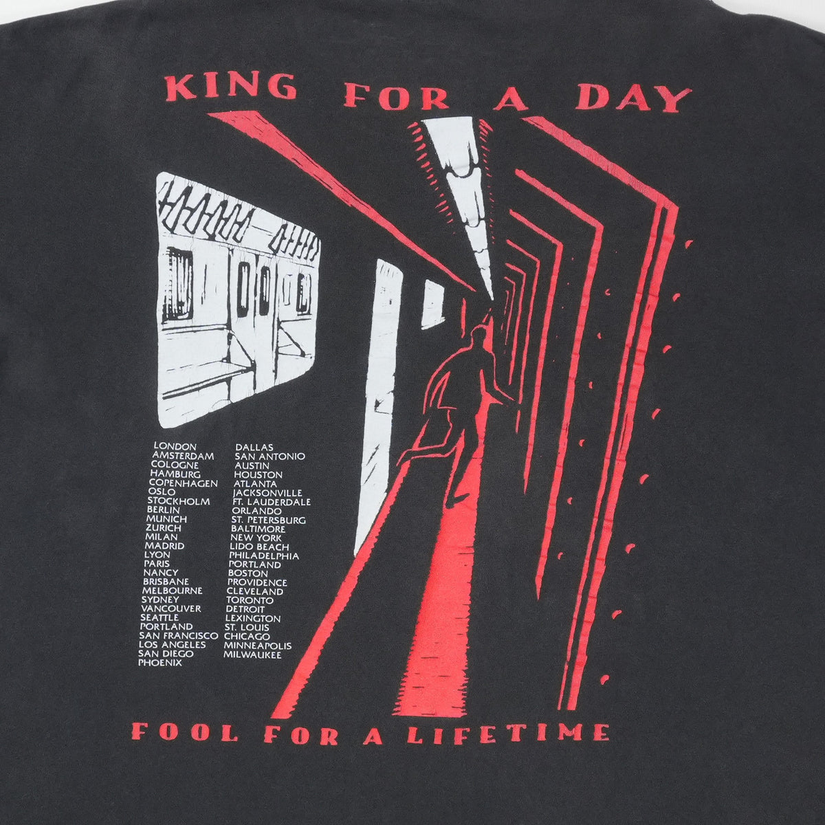 1995 Faith No More King For A Day Tour Shirt