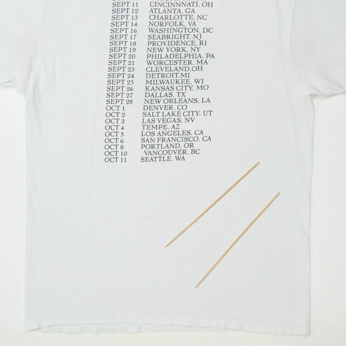 1995 Faith No More Tour Shirt