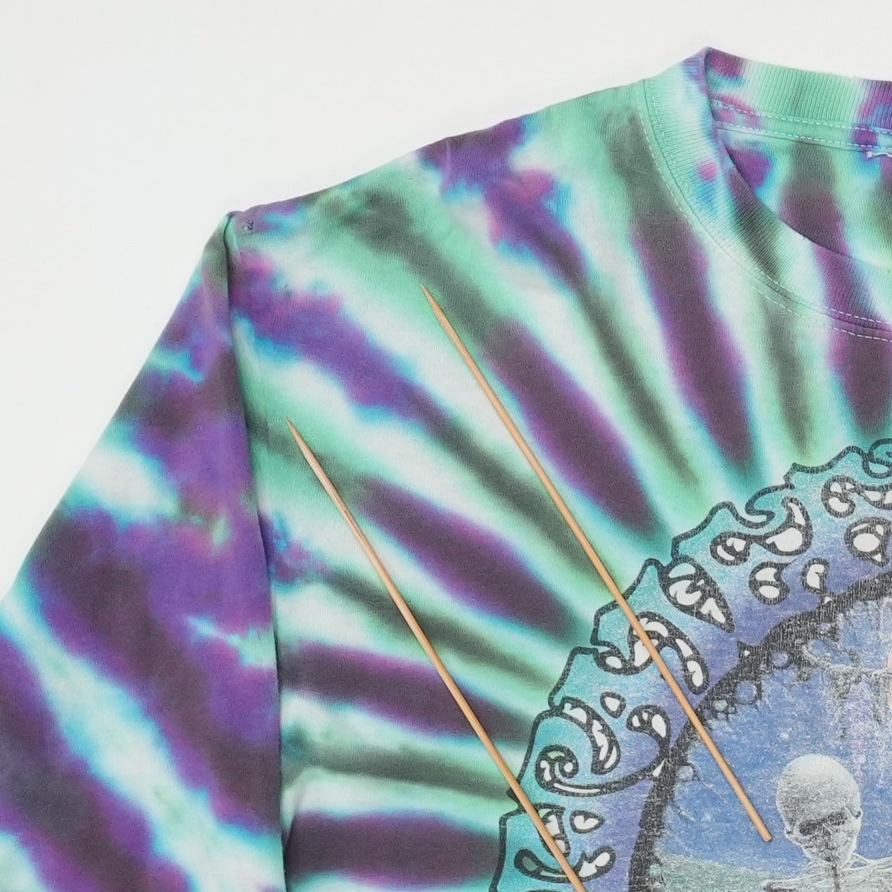 1995 Grateful Dead Thirty Years Tie-Dye Long Sleeve Shirt