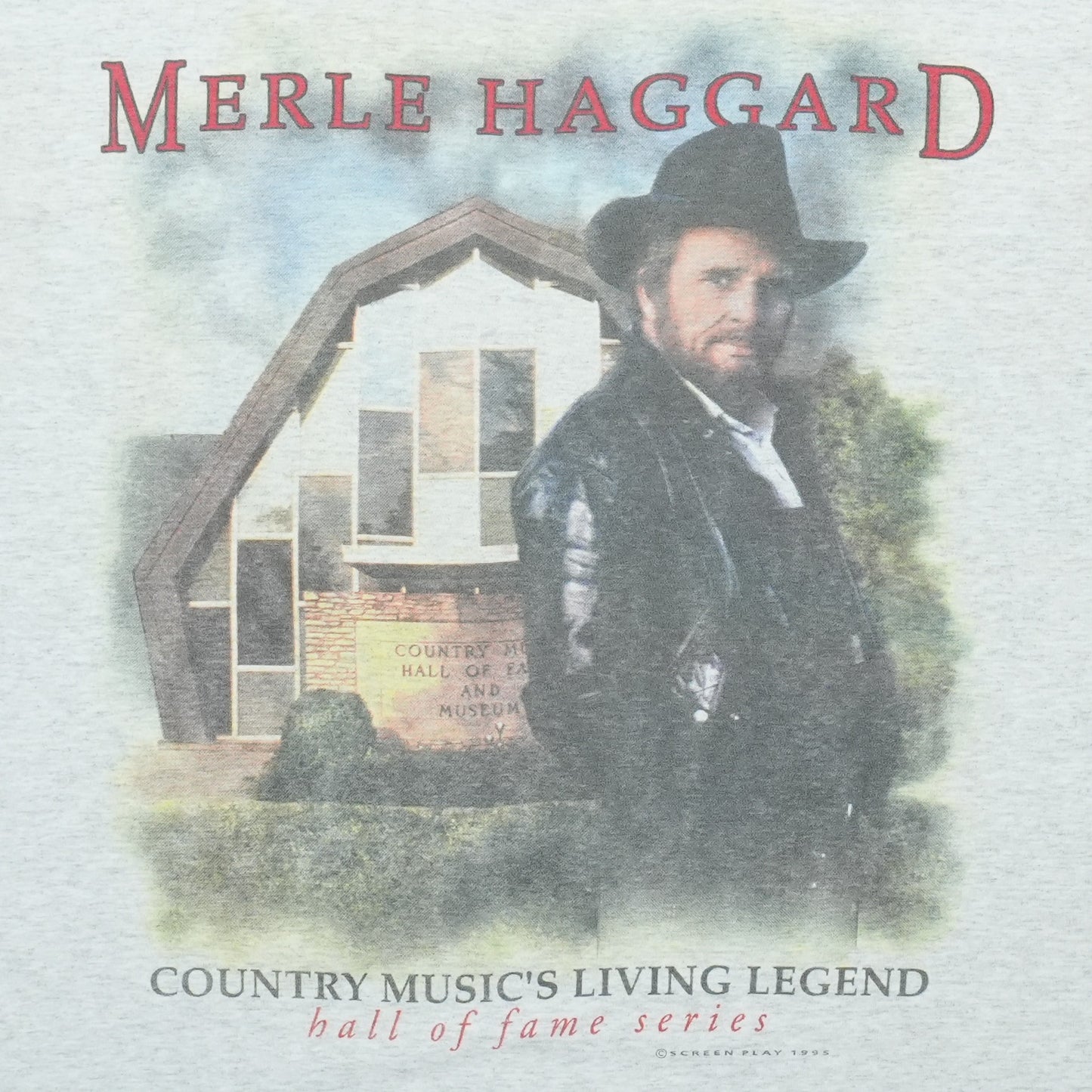 1995 Merle Haggard Country Music's Living Legend Shirt