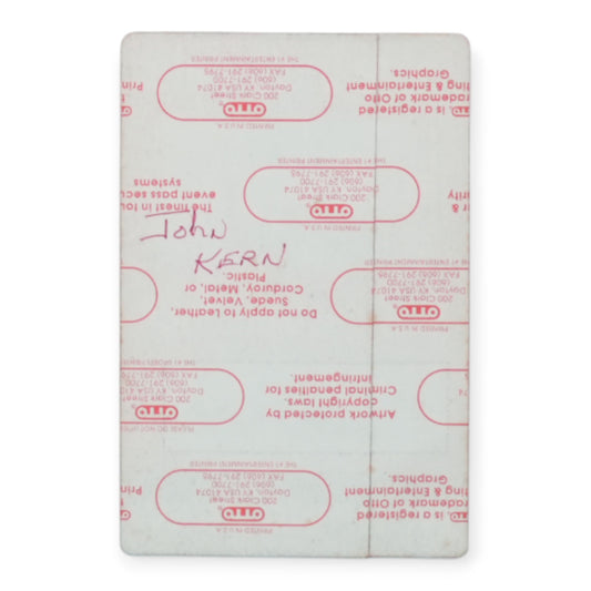 1995 Nine Inch Nails Self Destruct Tour Topeka Backstage Pass