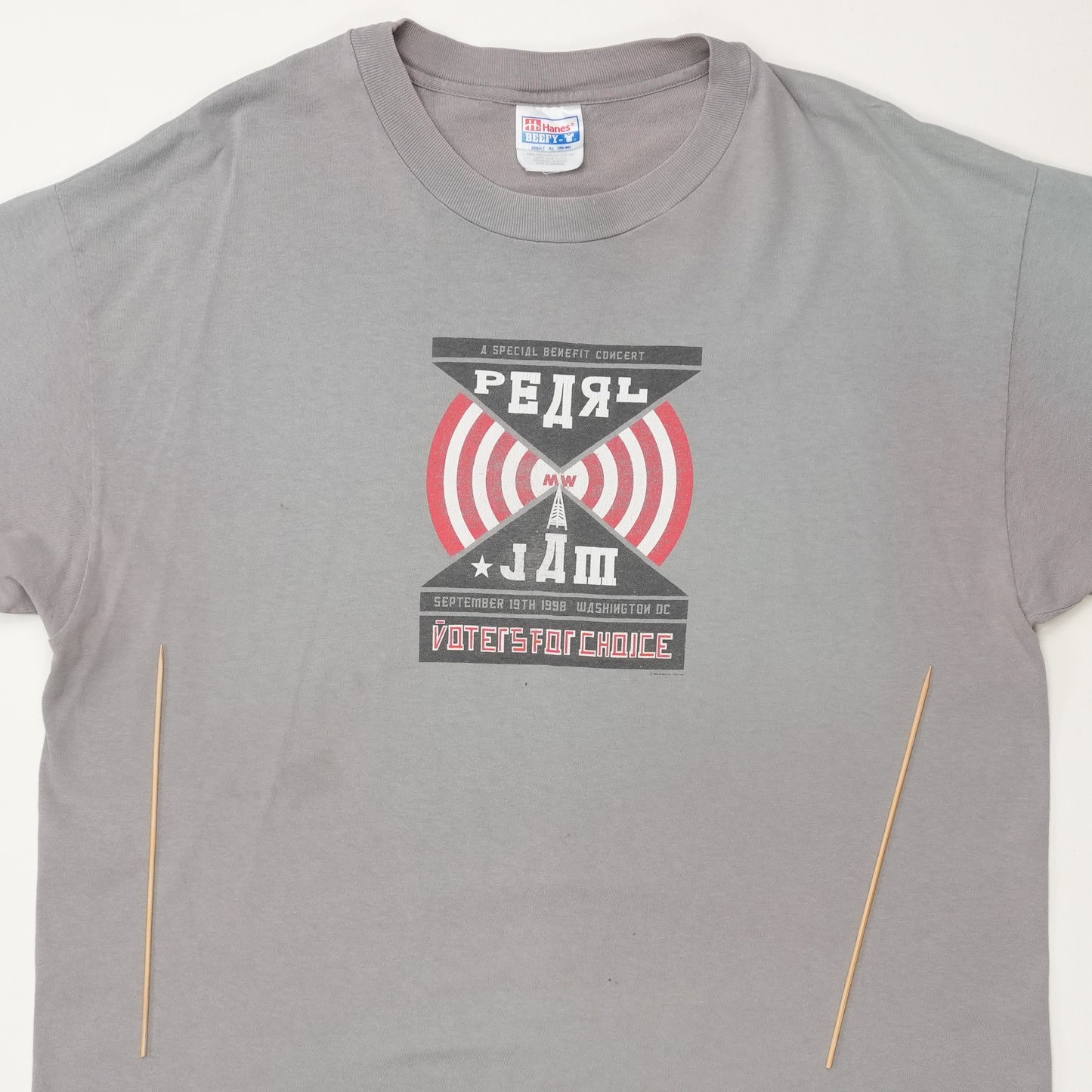 1995 Pearl Jam Voters For Choice Shirt