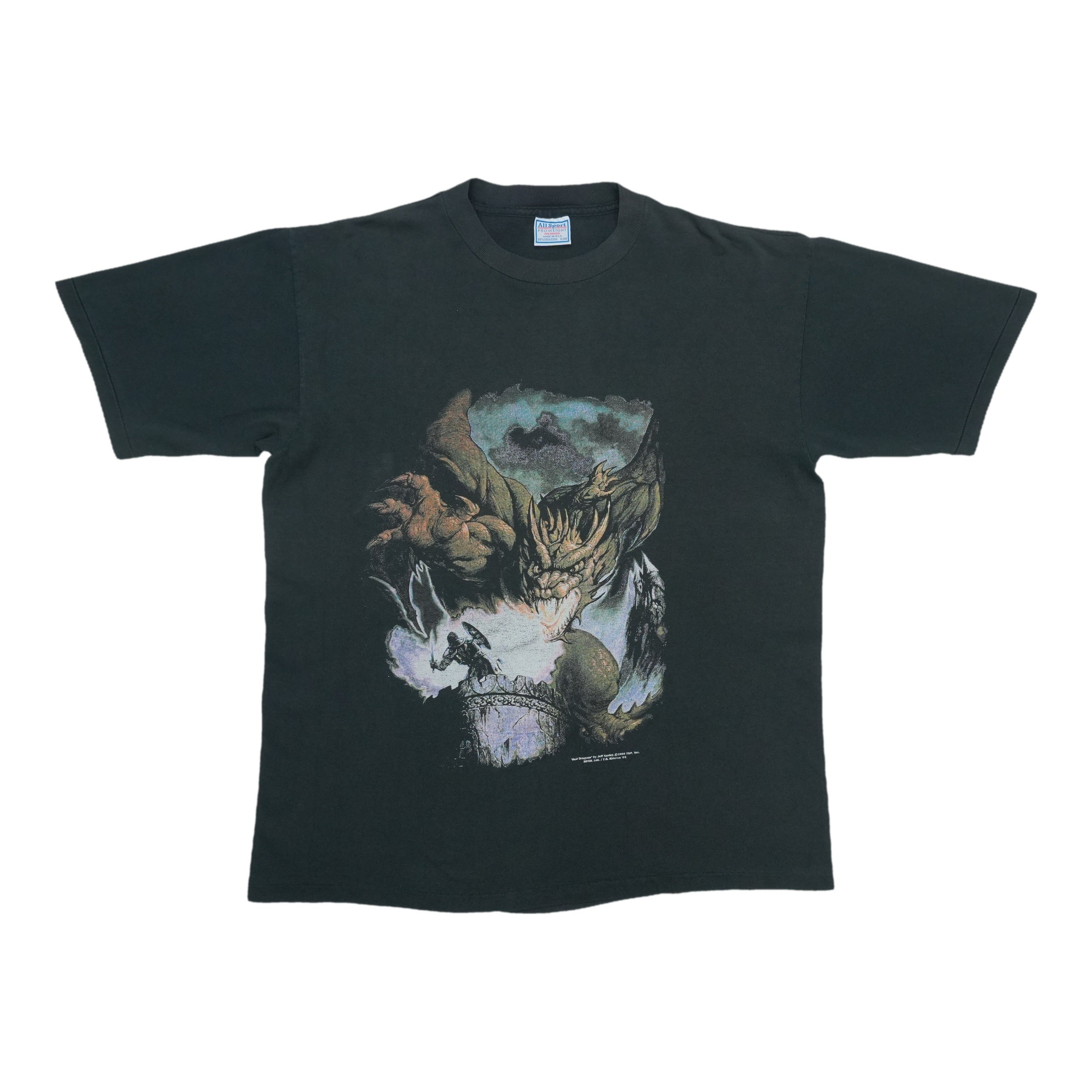 1995 Red Dragons TSR Shirt Front