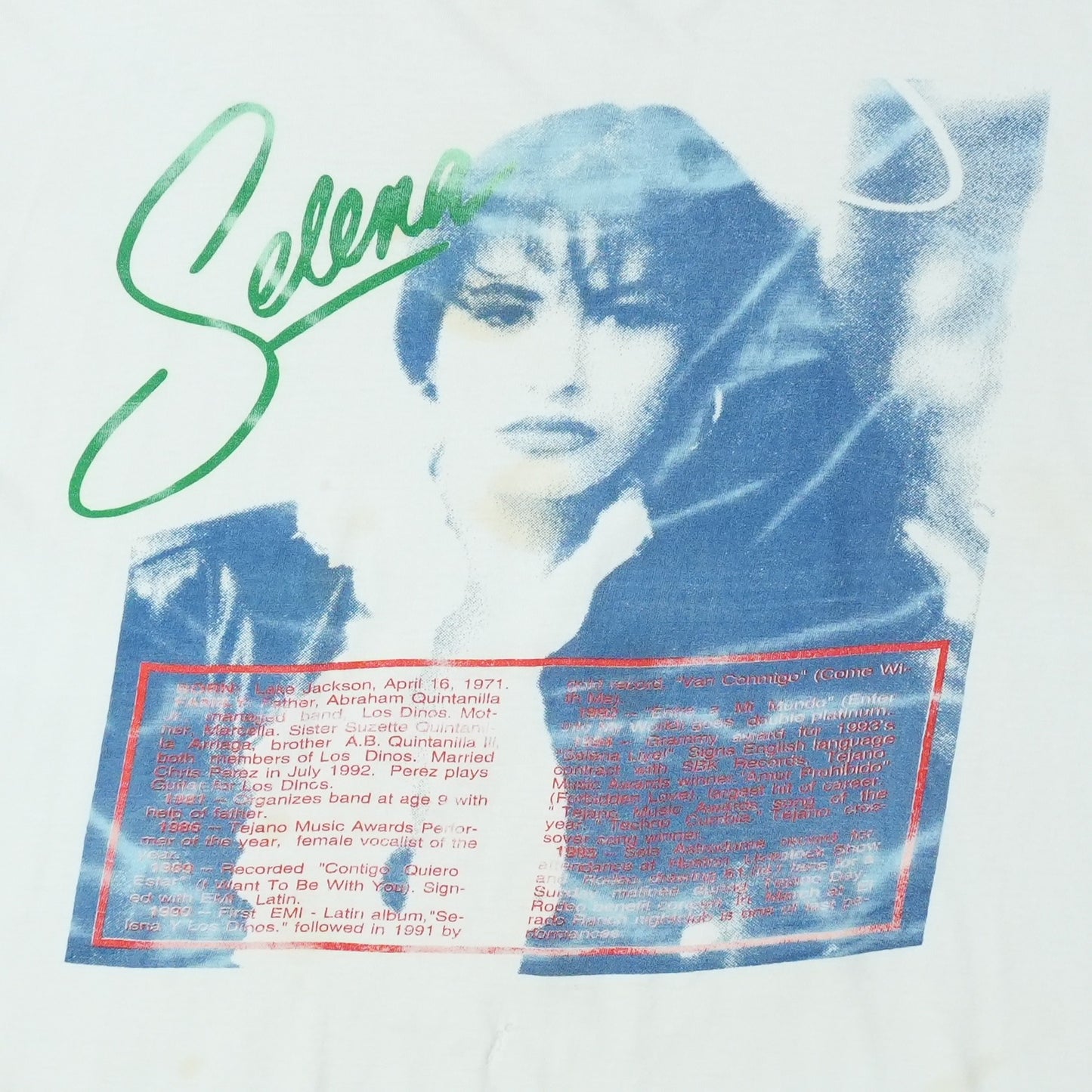1995 Selena Memorial Shirt