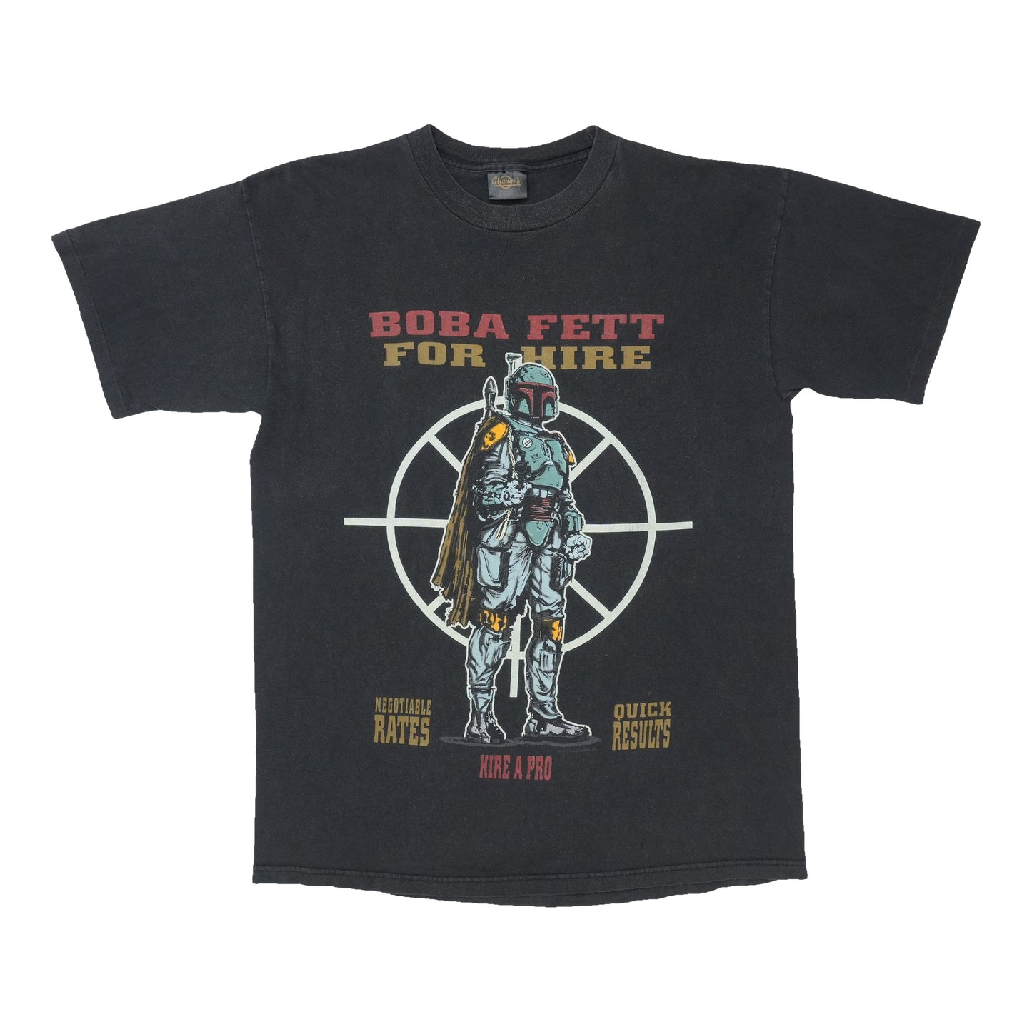 1995 Star Wars Boba Fett For Hire Shirt