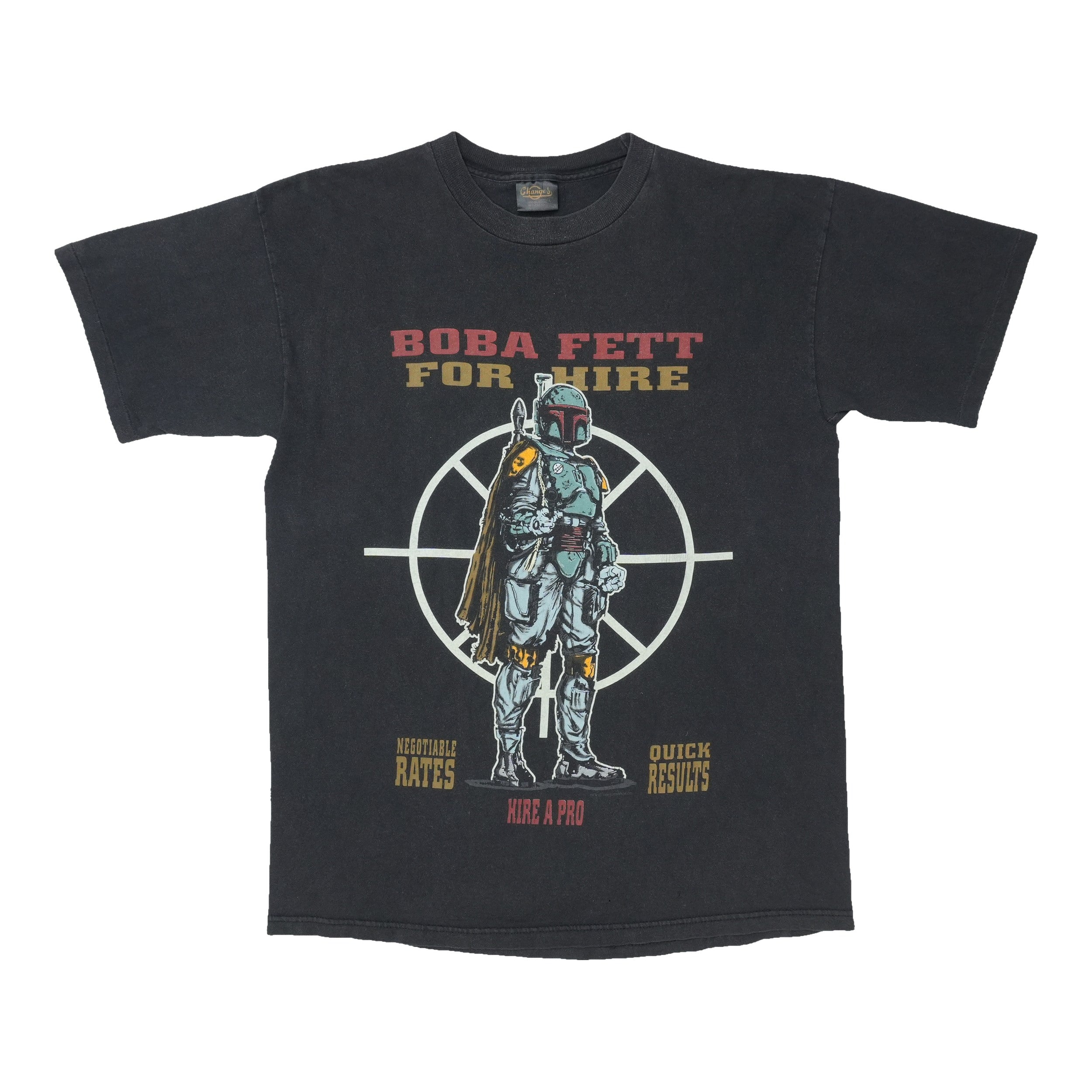 1995 Star Wars Boba Fett For Hire Shirt