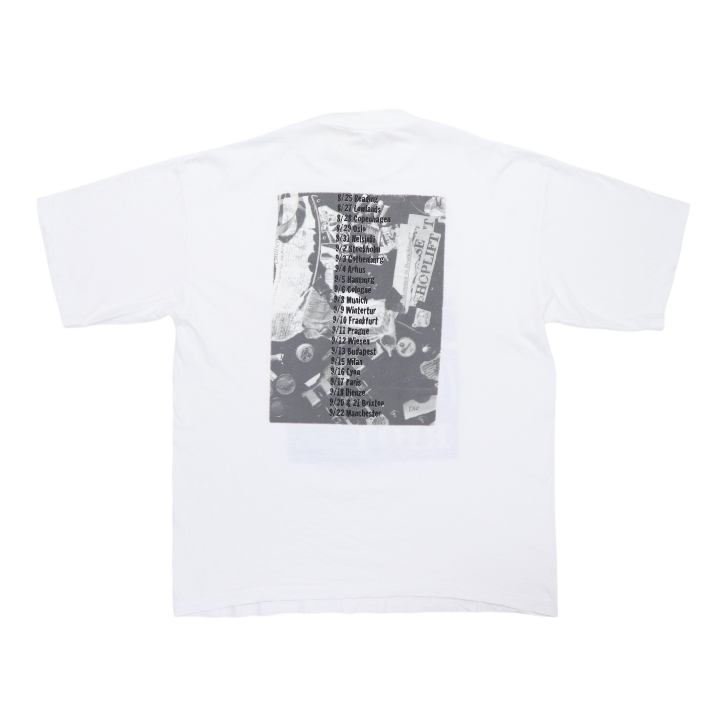 1995 Green Day Riot Euro Tour Shirt