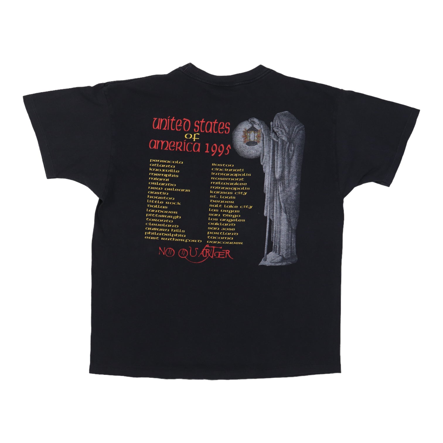 1995 Jimmy Page Robert Plant No Quarter Shirt | Authentic Vintage