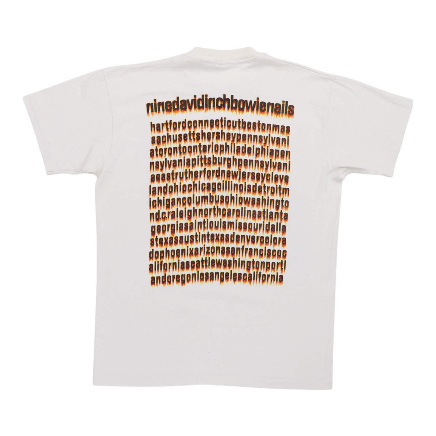 1995 Nine Inch Nails David Bowie Shirt