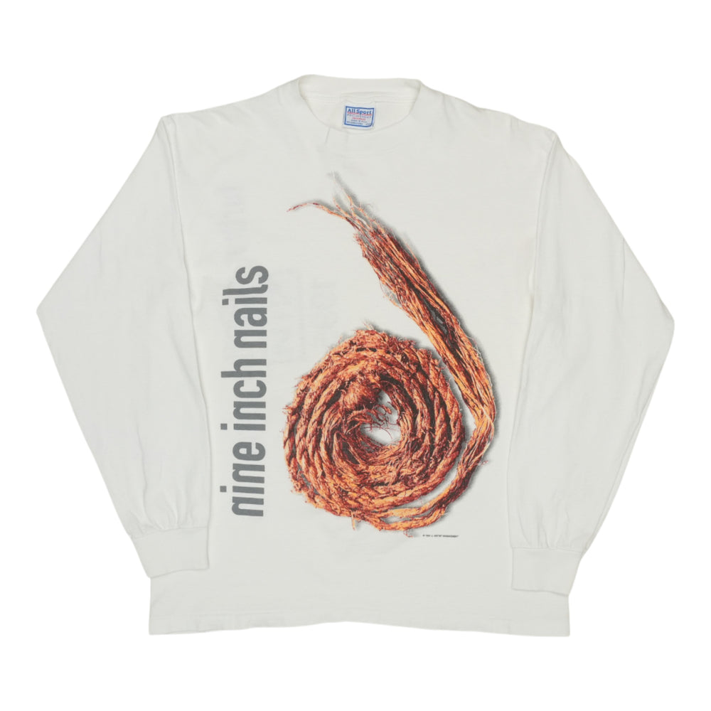 1995 Nine Inch Nails Further Down Spiral Long Sleeve Shirt