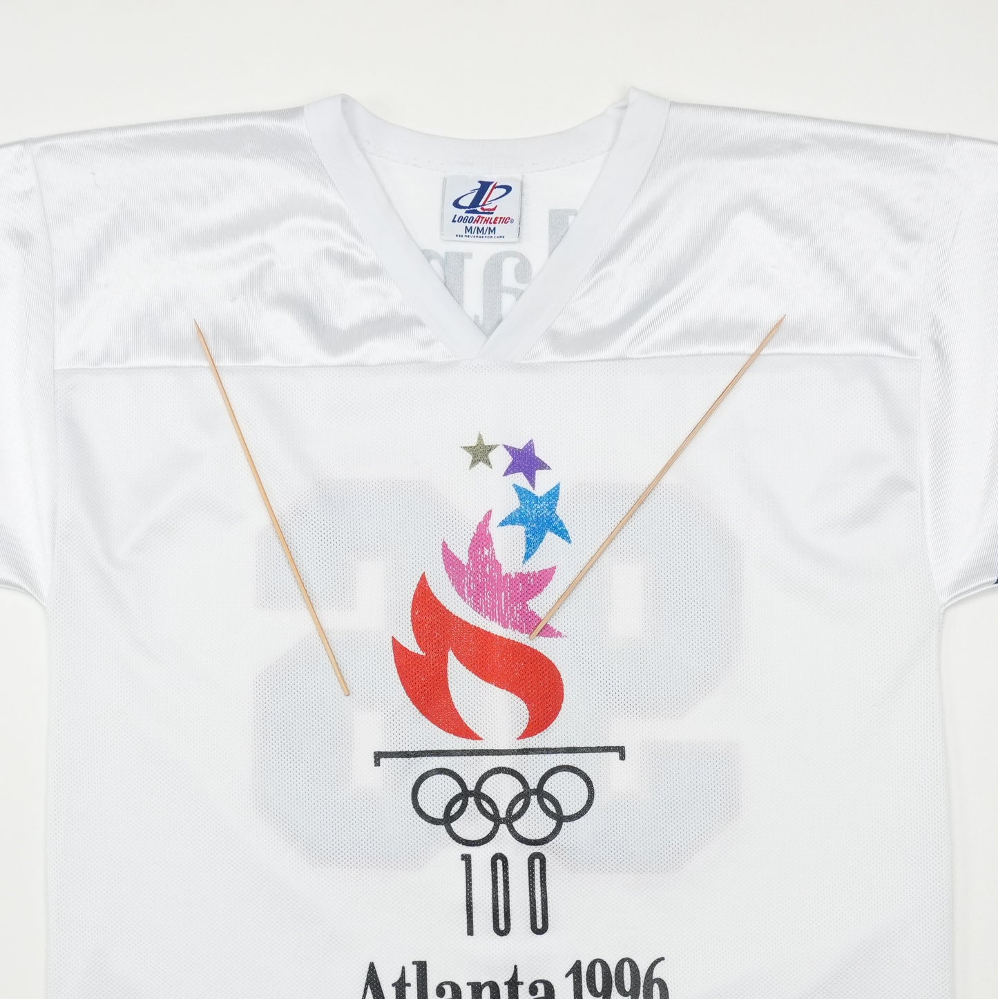 1996 Atlanta Olympics Logo Athletic Jersey