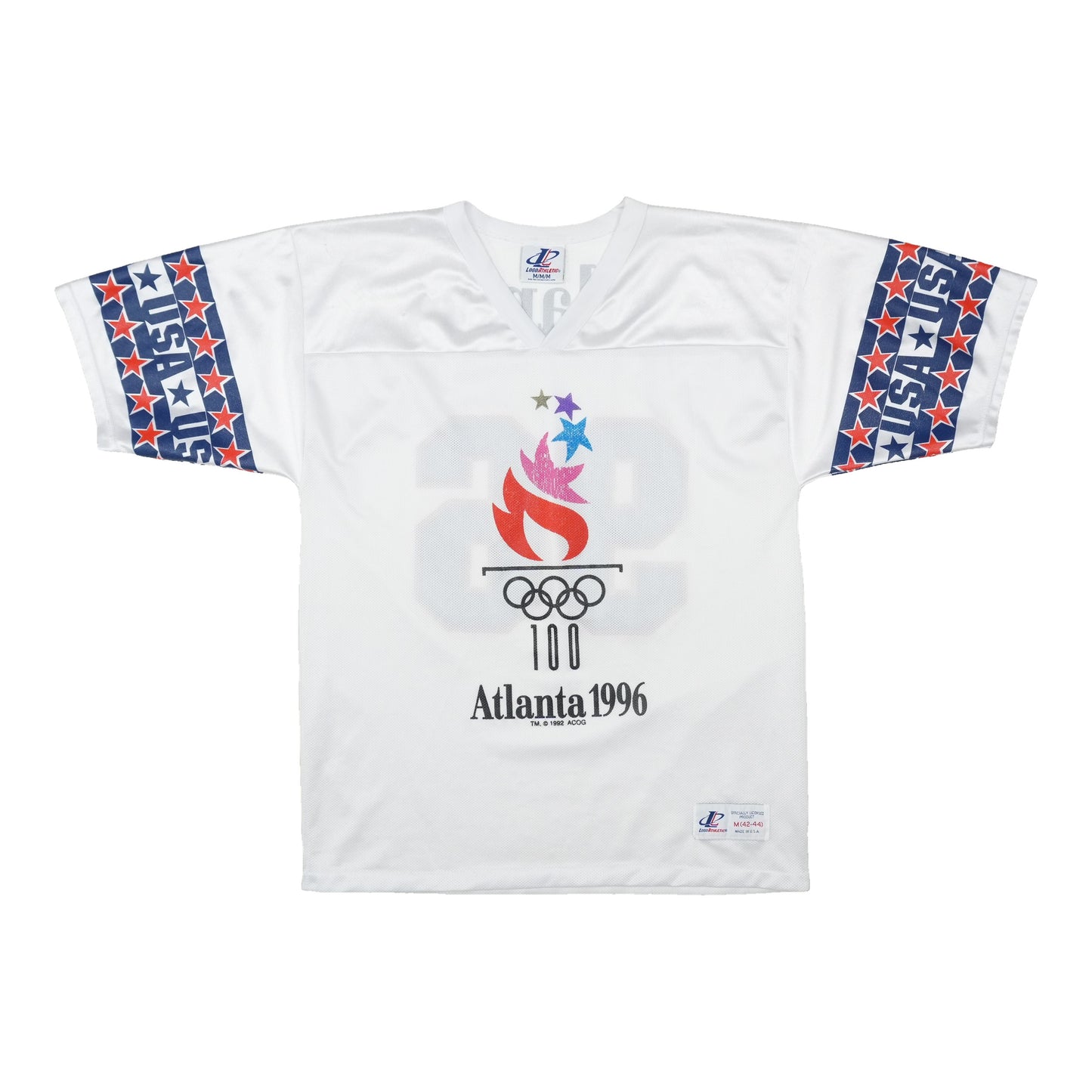 1996 Atlanta Olympics Logo Athletic Jersey