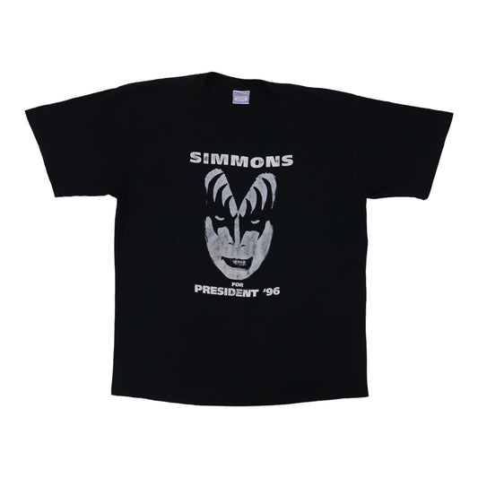 1996 Gene Simmons For President Shirt