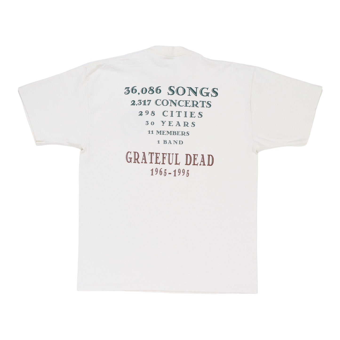 1996 Grateful Dead 36,086 Songs Shirt