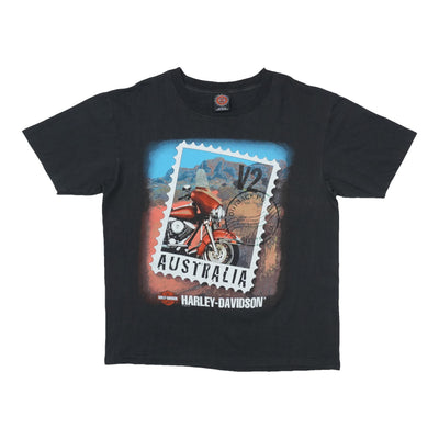 1996 Harley Davidson Australia Postage Stamp Shirt