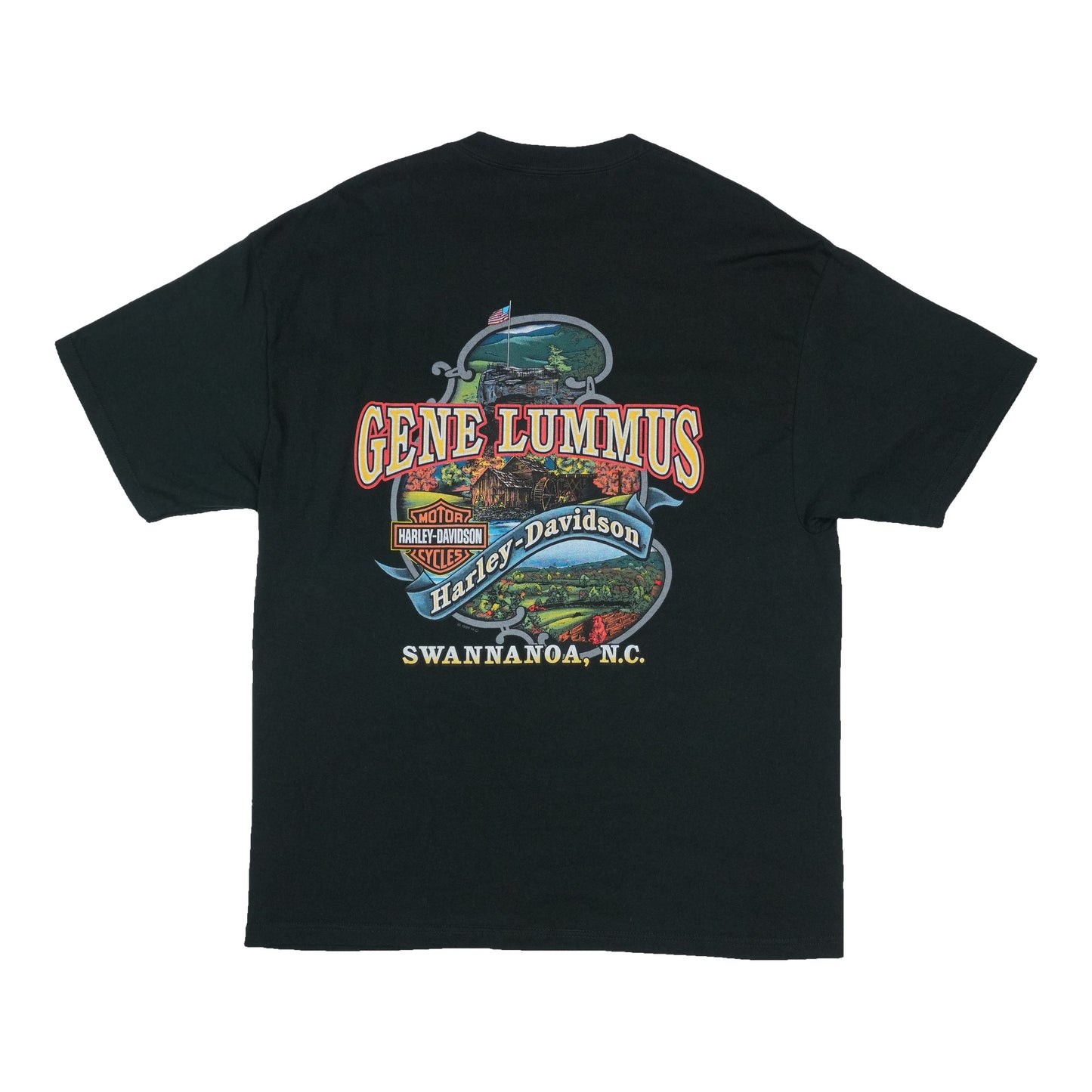 1996 Harley Davidson Gene Lummus Swannanoa North Carolina Shirt