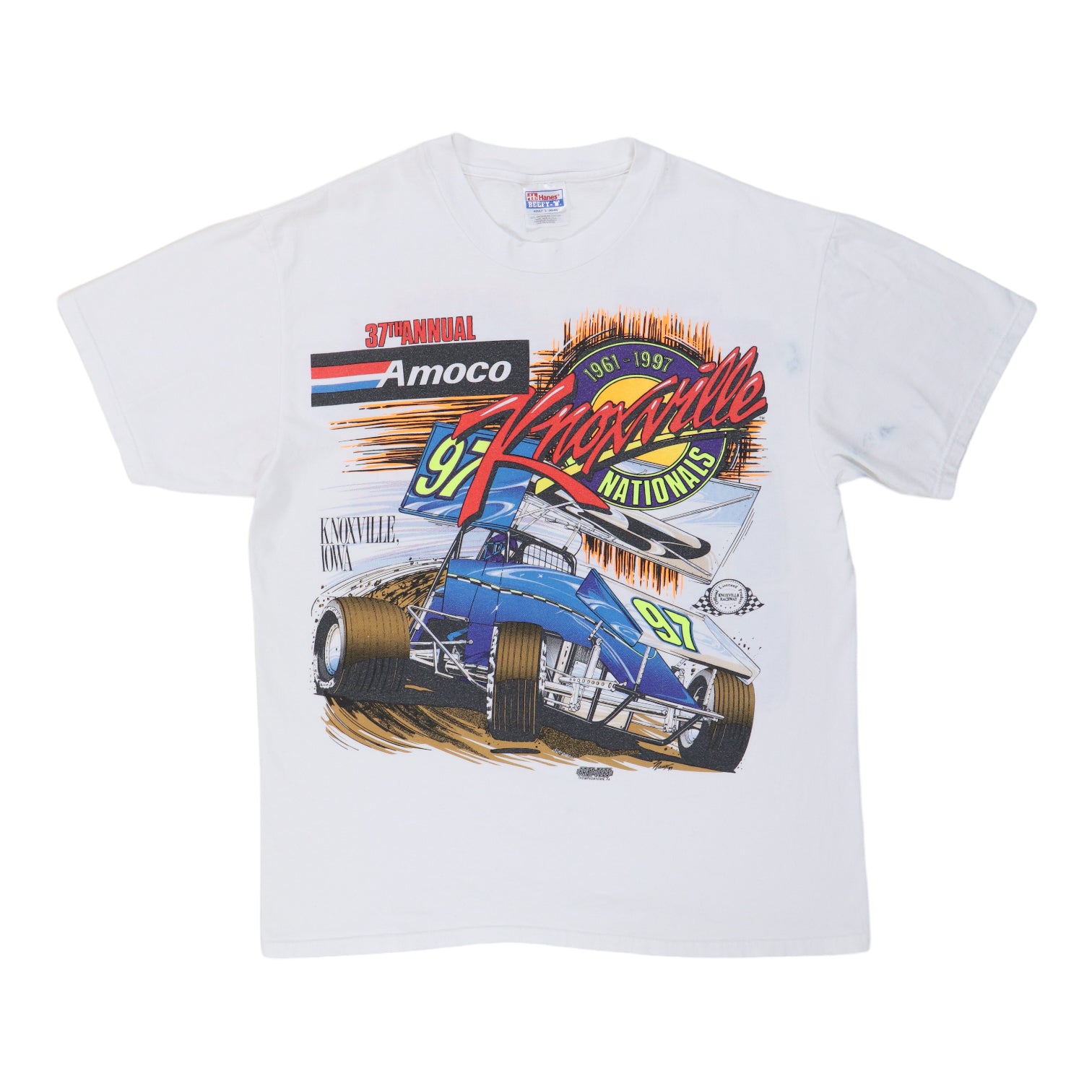 1997 Knoxville Nationals Sprint Car Racing Shirt | Authentic