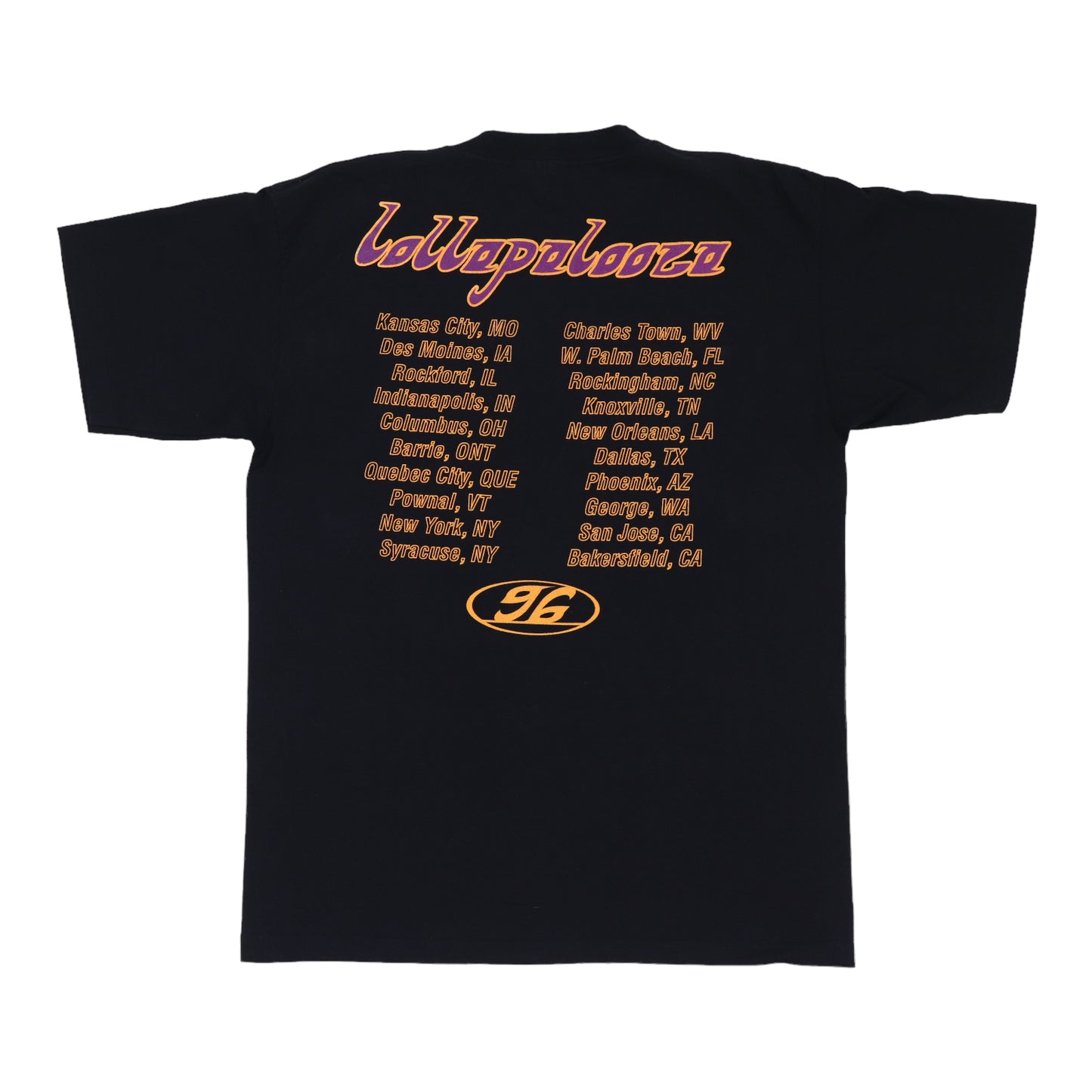 1996 Lollapalooza Tour Shirt