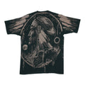 1996 Native American Liquid Blue All Over Print Shirt