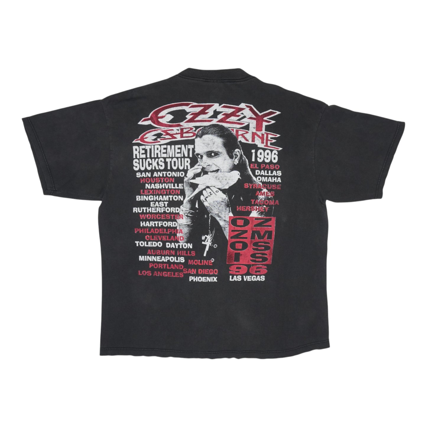 1996 Ozzy Osbourne Ozzmosis Tour Shirt