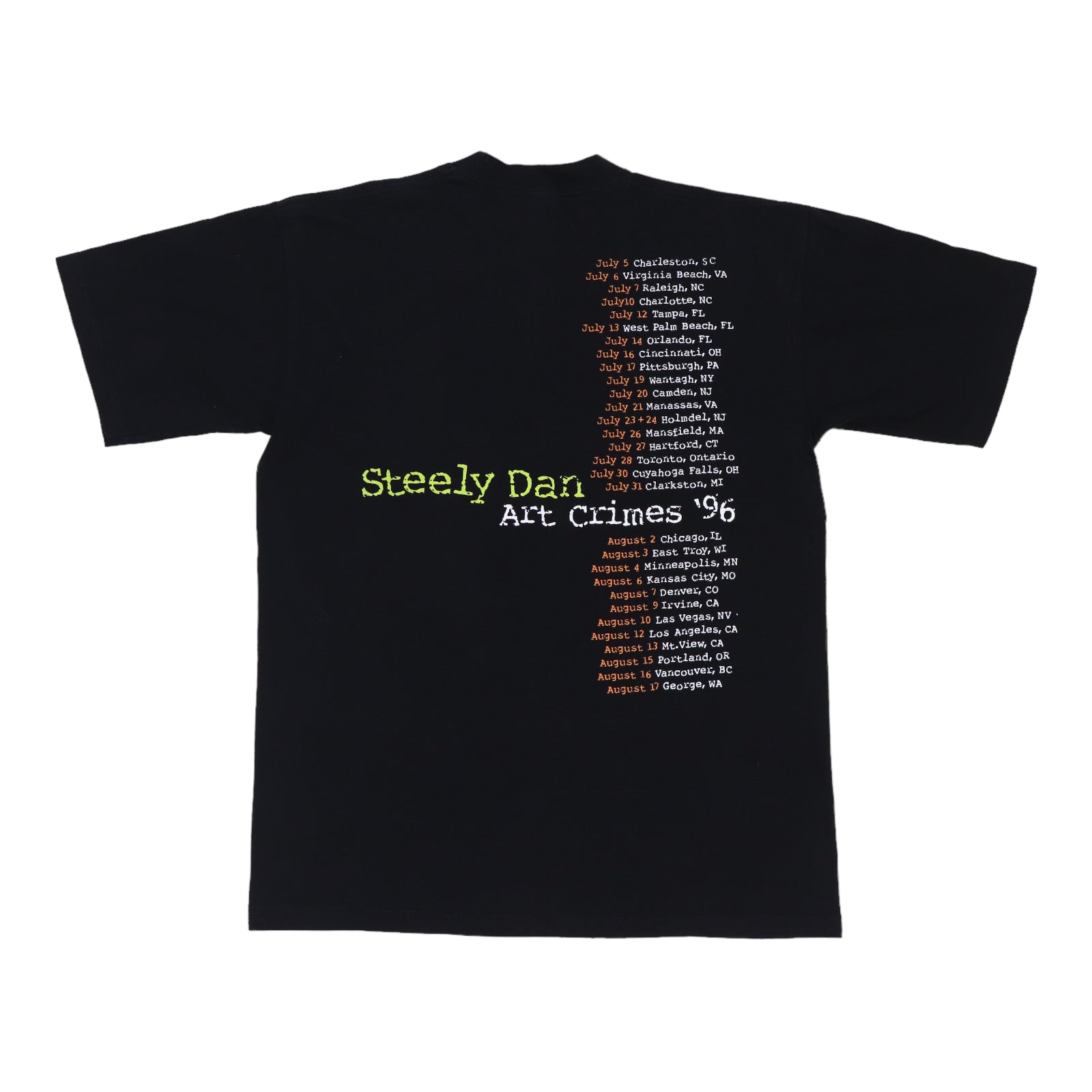 奇跡の新品 Steely Dan ビンテージ 2000年 Tシャツ 奇跡の新品 Steely Dan ビンテージ 2000年 Tシャツ 奇跡の新品 Steely