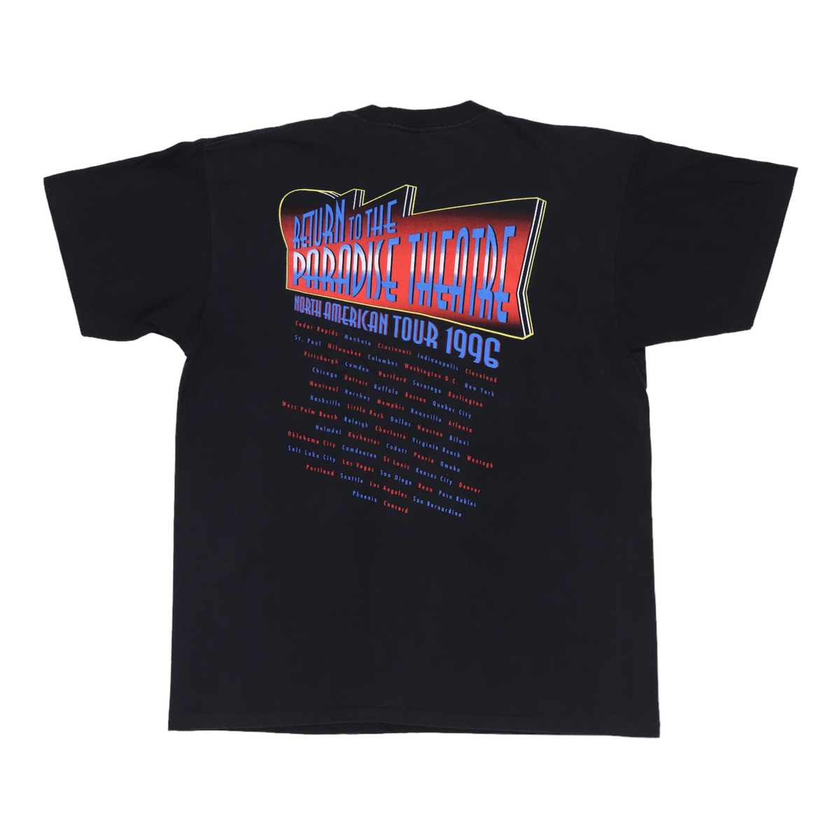 1996 Styx Return To Paradise Theatre Tour Shirt | Authentic
