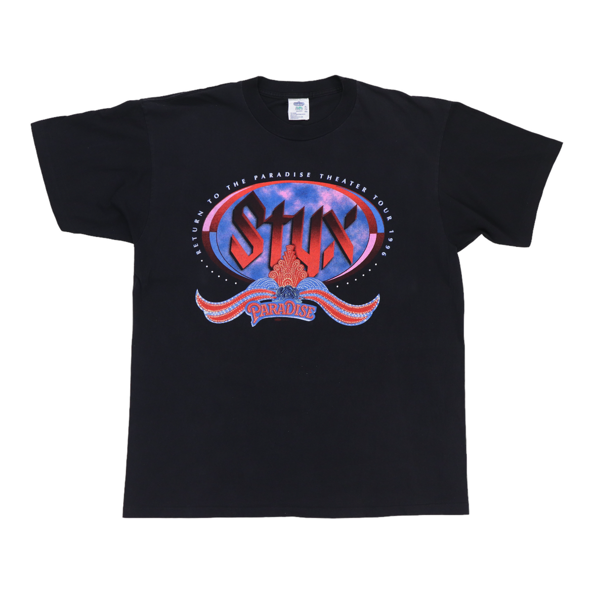 1996 Styx Return To Paradise Theatre Tour Shirt | Authentic