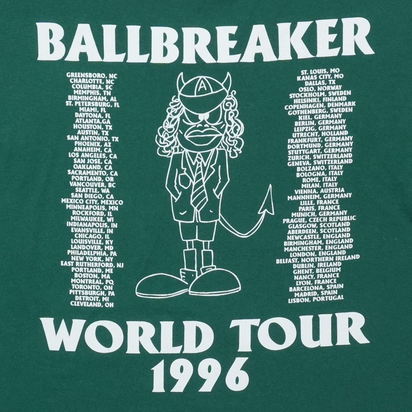 1996 AC/DC Ballbreaker World Tour Shirt