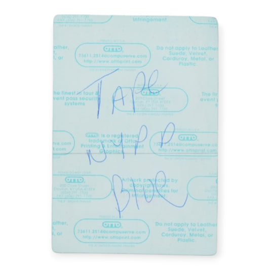 1996 Bush Tour Local Crew Backstage Pass